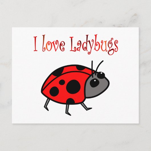 Ladybugs Briefkaart (Voorkant)