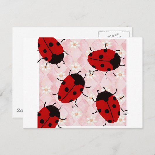 LADYBUGS BRIEFKAART (Voorkant / Achterkant)