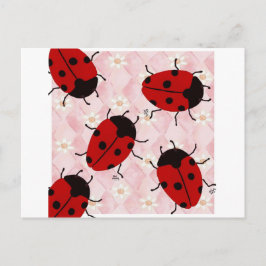 LADYBUGS BRIEFKAART