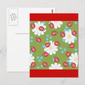 Ladybugs Briefkaart (Voorkant / Achterkant)