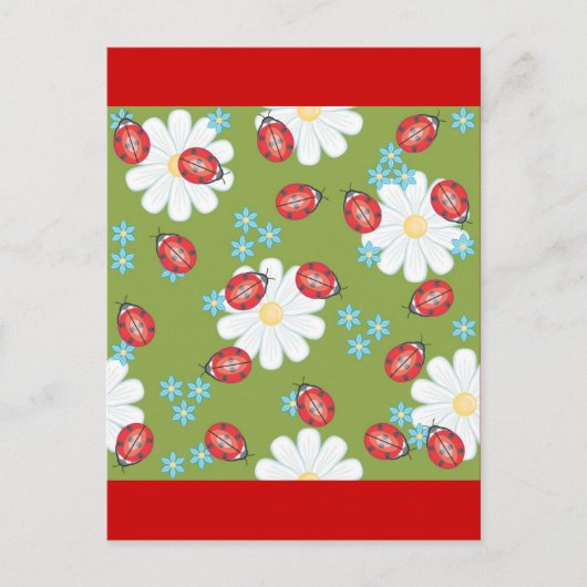 Ladybugs Briefkaart (Voorkant)