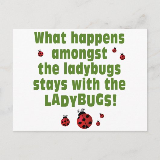 Ladybugs Briefkaart (Voorkant)