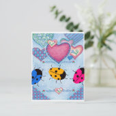 LADYBUGS BRIEFKAART (Staand voorkant)