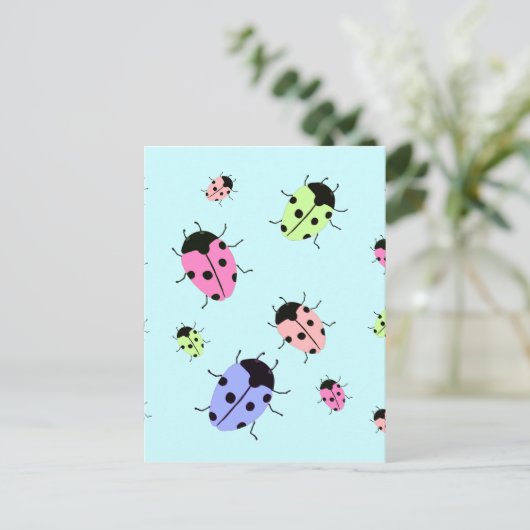 LADYBUGS BRIEFKAART (Staand voorkant)