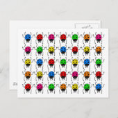ladybugs briefkaart (Voorkant / Achterkant)