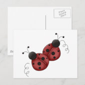 Ladybugs Briefkaart (Voorkant / Achterkant)
