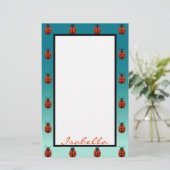 Ladybugs Briefpapier (Staand voorkant)