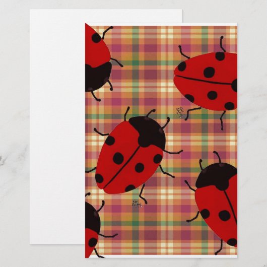 LADYBUGS BRIEFPAPIER (Voorkant / Achterkant)