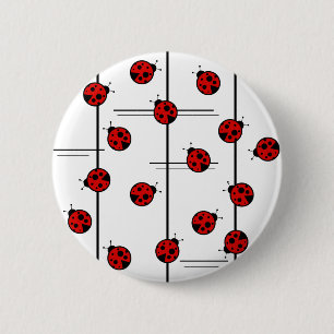 Ladybugs-Button Ronde Button 5,7 Cm