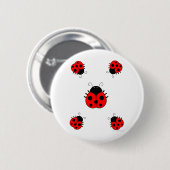 Ladybugs-Button Ronde Button 5,7 Cm (Voorkant /achterkant)