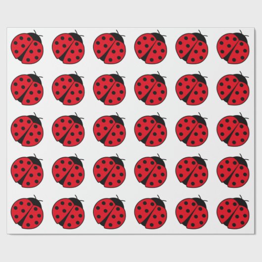 Ladybugs Cadeaupapier (Vlak)