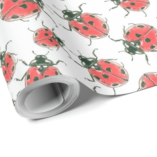 Ladybugs Cadeaupapier (Rol Hoek)
