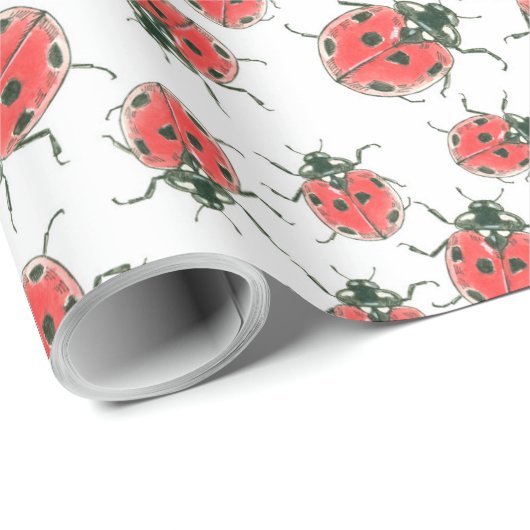 Ladybugs Cadeaupapier (Rol Hoek)