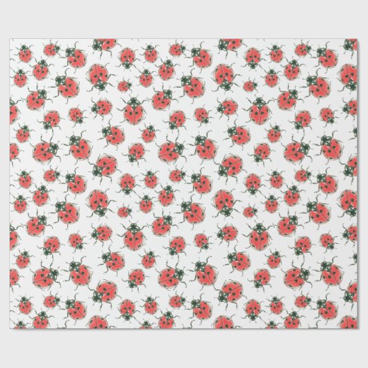 Ladybugs Cadeaupapier (Vlak)