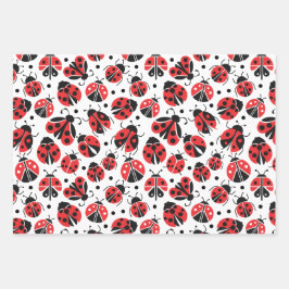LADYBUGS CADEAUVERPAKKING INPAKPAPIER VEL