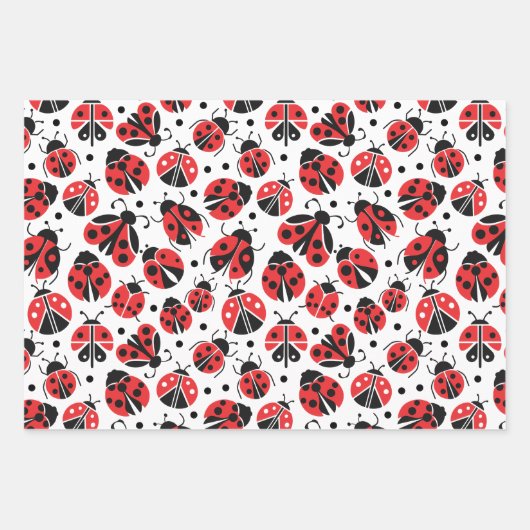LADYBUGS CADEAUVERPAKKING INPAKPAPIER VEL (Voorkant)