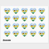 Ladybug's Crush op een Bumble Bee Stickers (Vel)