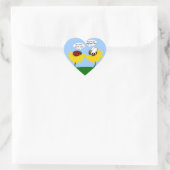 Ladybug's Crush op een Bumble Bee Stickers (Tas)