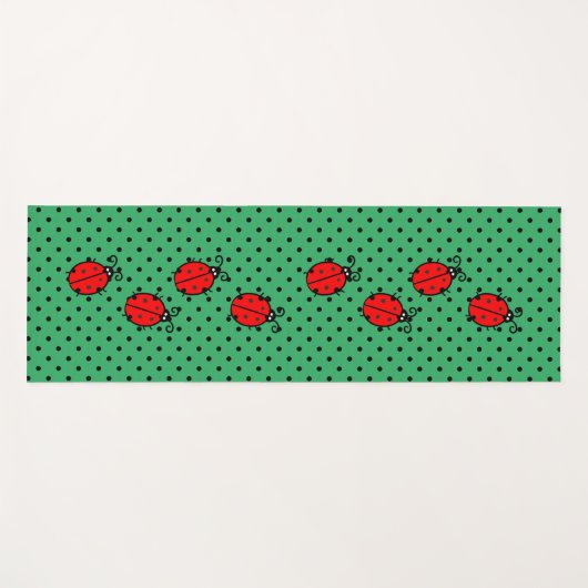 Ladybugs Design Yoga Mat (Voorkant (horizontaal))