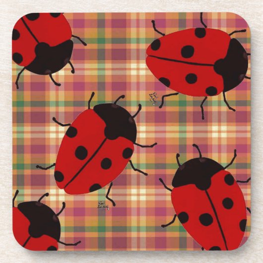 LADYBUGS DRANKJES ONDERZETTER (Voorkant)