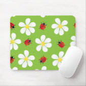 Ladybugs en Daisies Mousepad Muismat (Met muis)