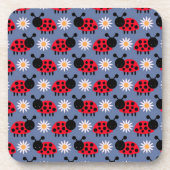 Ladybugs en Daisies Pattern Drankjes Onderzetter (Voorkant)