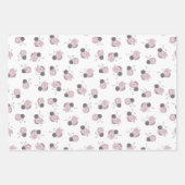 Ladybugs en lederen papierset met onmiddellijke ve inpakpapier vel (Voorkant)