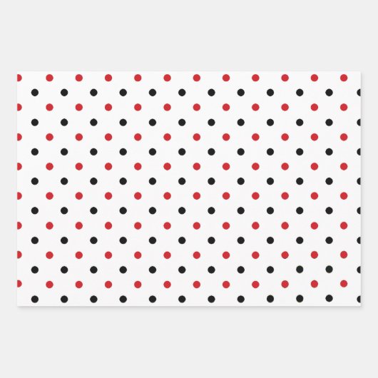 Ladybugs en Polka Dots Design Wrapping Paper Ze (Voorkant 2)