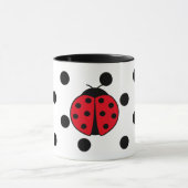 Ladybugs- en polkadots mok (Midden)