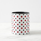 Ladybugs- en polkadots mok (Midden)