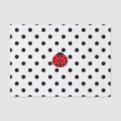 Ladybugs- en polkadots tissuepapier (Voorkant)