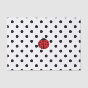 Ladybugs- en polkadots tissuepapier