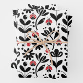 LADYBUGS EN STROMEN INPAKPAPIER VEL (In situ)