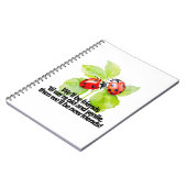 Ladybugs friendship quote funny Anniversary BFF Notitieboek (Linkerzijde)