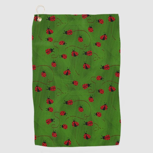 Ladybugs Golfhanddoek (Voorkant)