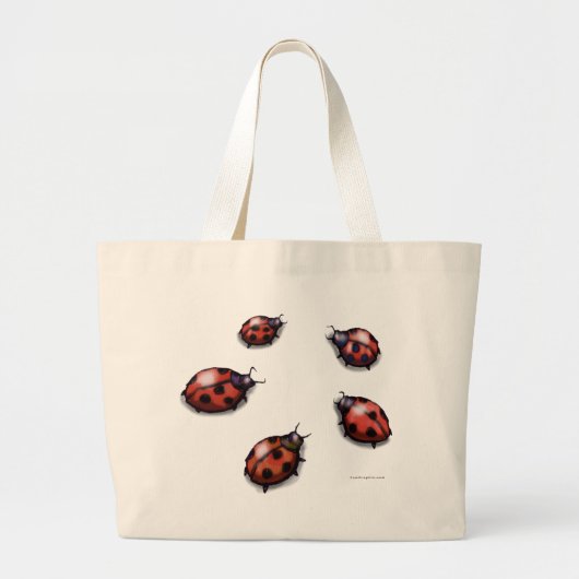 Ladybugs Grote Tote Bag (Voorkant)