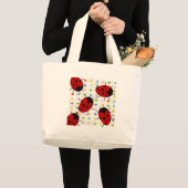 LADYBUGS GROTE TOTE BAG (Voorkant (product))