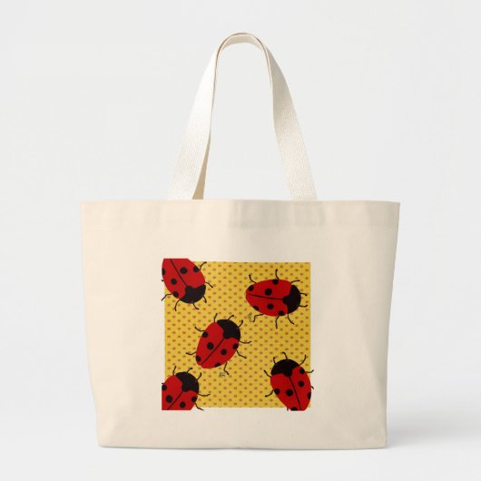 LADYBUGS GROTE TOTE BAG (Voorkant)