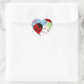 LADYBUGS HART STICKER (Tas)