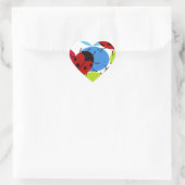 LADYBUGS HART STICKER (Tas)