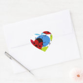 LADYBUGS HART STICKER (Envelop)