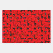 Ladybugs hustle - leuke ladybugs race inpakpapier vel (Voorkant 3)