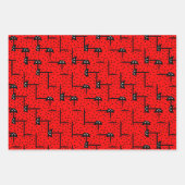 Ladybugs hustle - leuke ladybugs race inpakpapier vel (Voorkant 2)