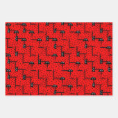 Ladybugs hustle - leuke ladybugs race inpakpapier vel (Voorkant)