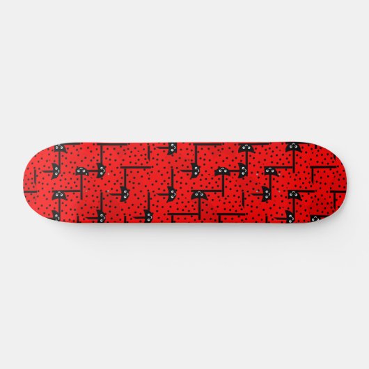 Ladybugs hustle - leuke ladybugs race persoonlijk skateboard (Horizontaal)