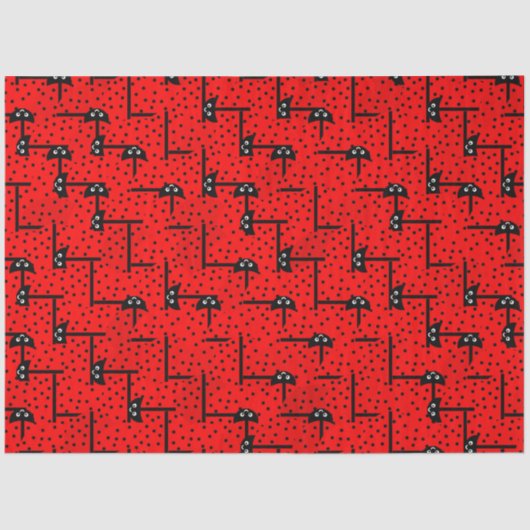 Ladybugs hustle - leuke ladybugs race tissuepapier (Voorkant)