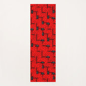 Ladybugs hustle - leuke lieveheersbeestje patroon yogamat (Voorkant)