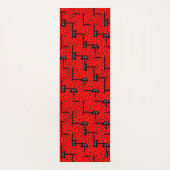 Ladybugs hustle - leuke lieveheersbeestje patroon yogamat (Achterkant)