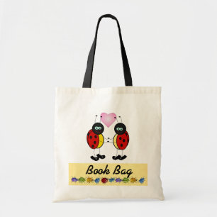 Ladybugs in Boekzak Tote Bag
