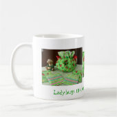 Ladybugs in Clover-Blijf Cozy met Tea Mok (Links)